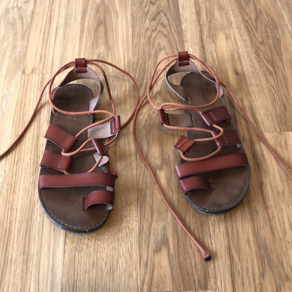 Brown sandals